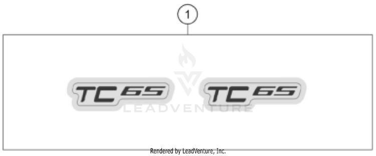 Decal TC 65 EU CHASSIS -2024 Schematic