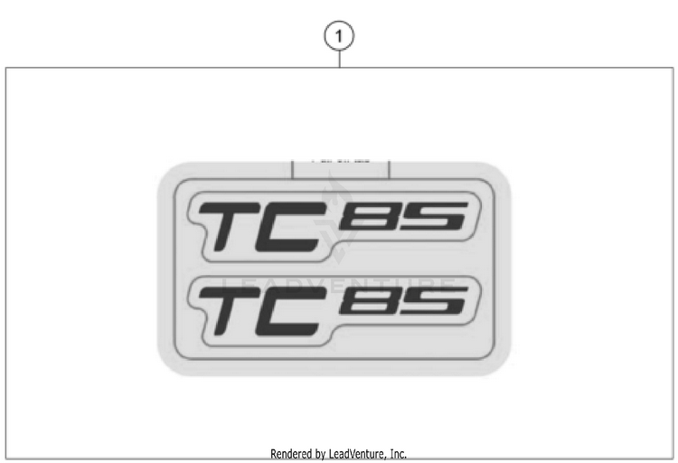 Decal TC 85 19/16 CHASSIS - 2026 Schematic