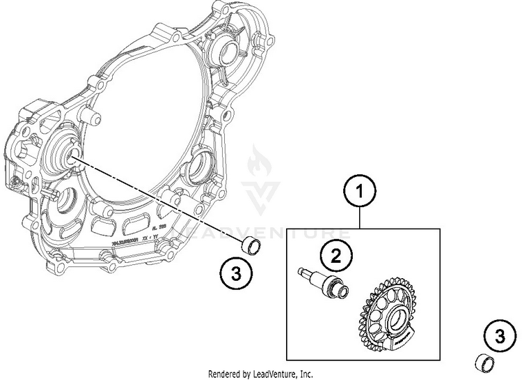 Balancer Shaft FE 501 ENGINE - 2019 Schematic