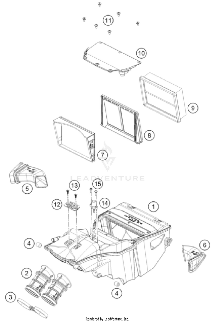 Air Filter SVARTPILEN 801 CHASSIS - 2024 Schematic
