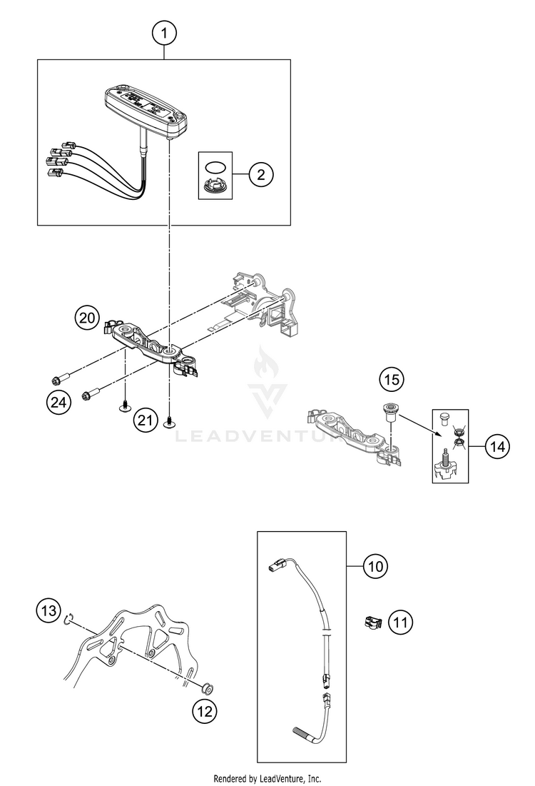 Instruments / Lock System FE 350 CHASSIS - 2021 Schematic