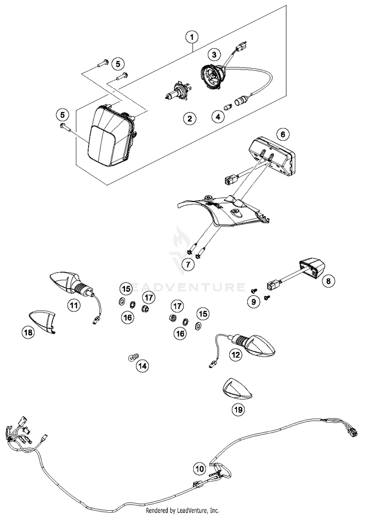 Lighting System FE 501 CHASSIS - 2018 Schematic