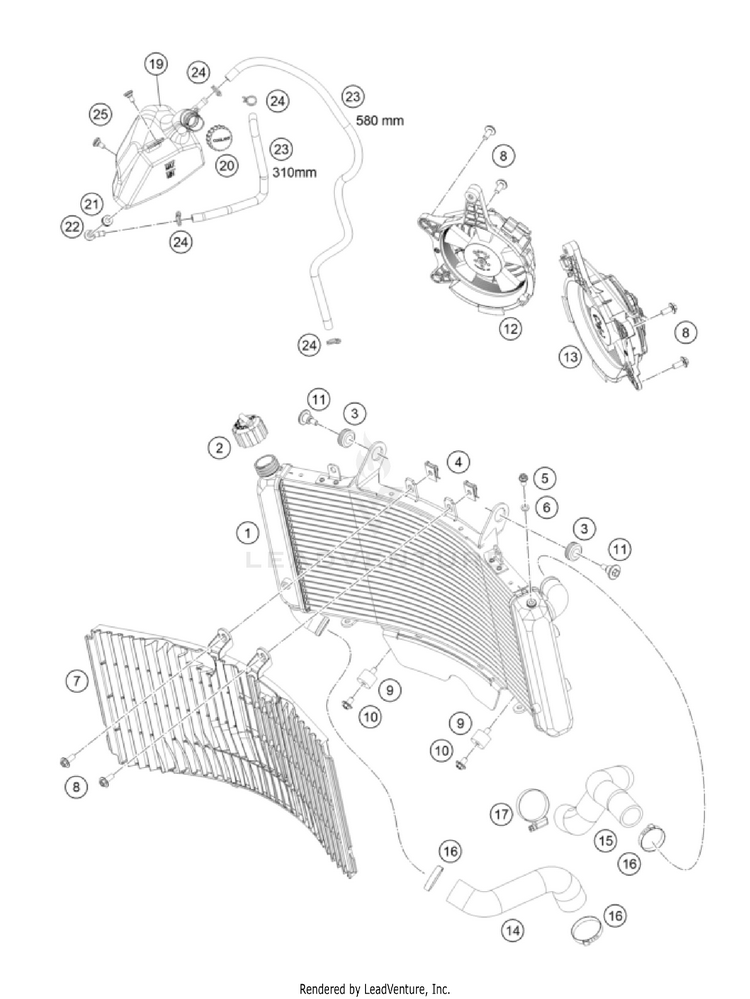 Cooling System 901 Norden Engine - 2022 Schematic