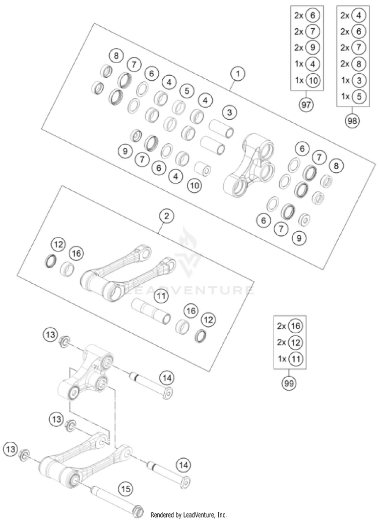 Pro Lever Linking TX 300 CHASSIS - 2023 Schematic