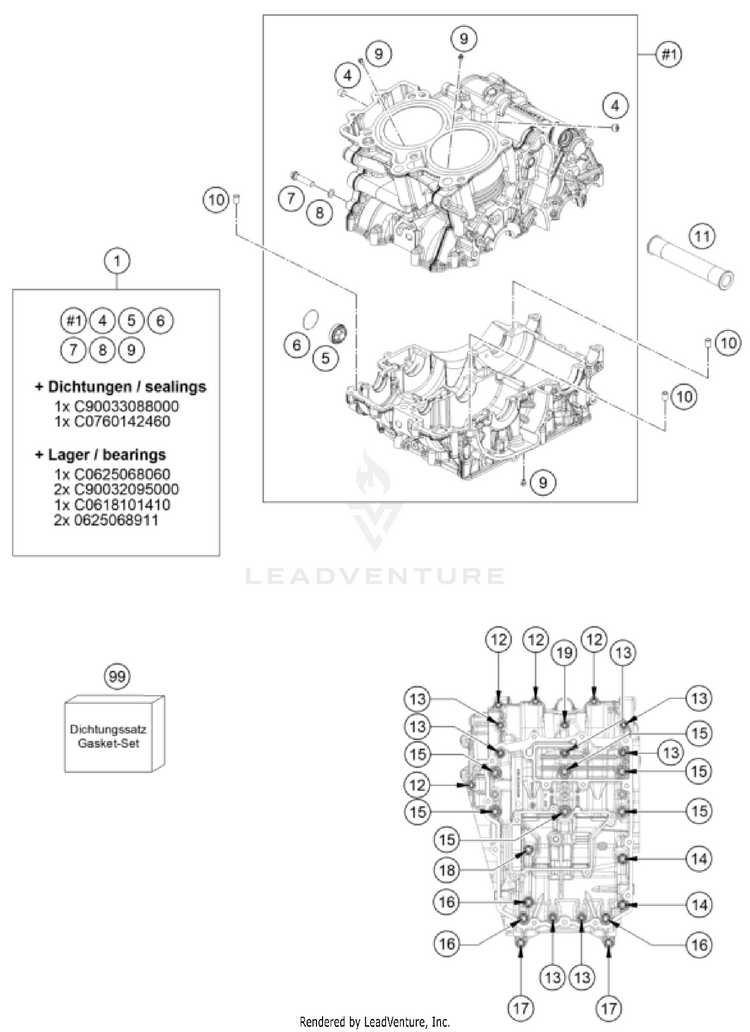 Engine Case 801 Svartpilen ENGINE - 2024 Schematic