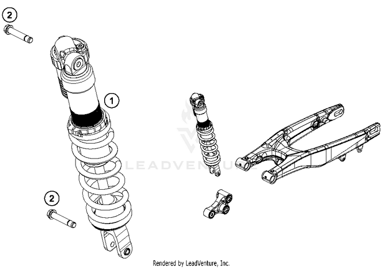 Shock Absorber TX 300 CHASSIS - 2017 Schematic