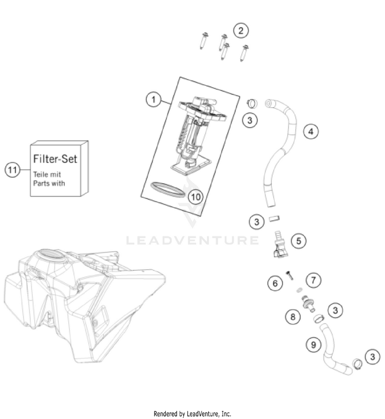 Fuel Pump FC 350 CHASSIS - 2024 Schematic