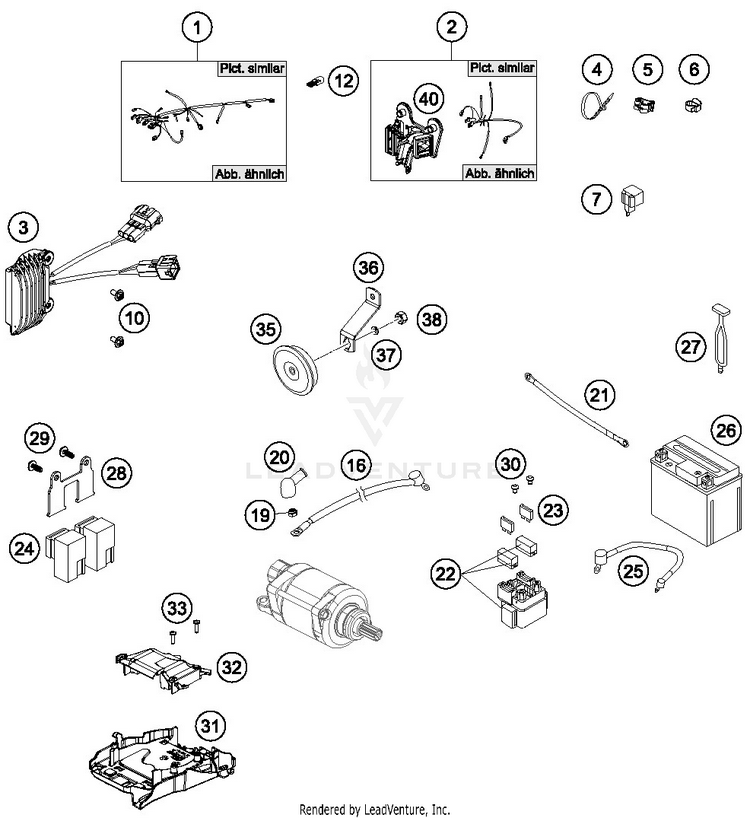 Wiring Harness FE 501S CHASSIS - 2016 Schematic