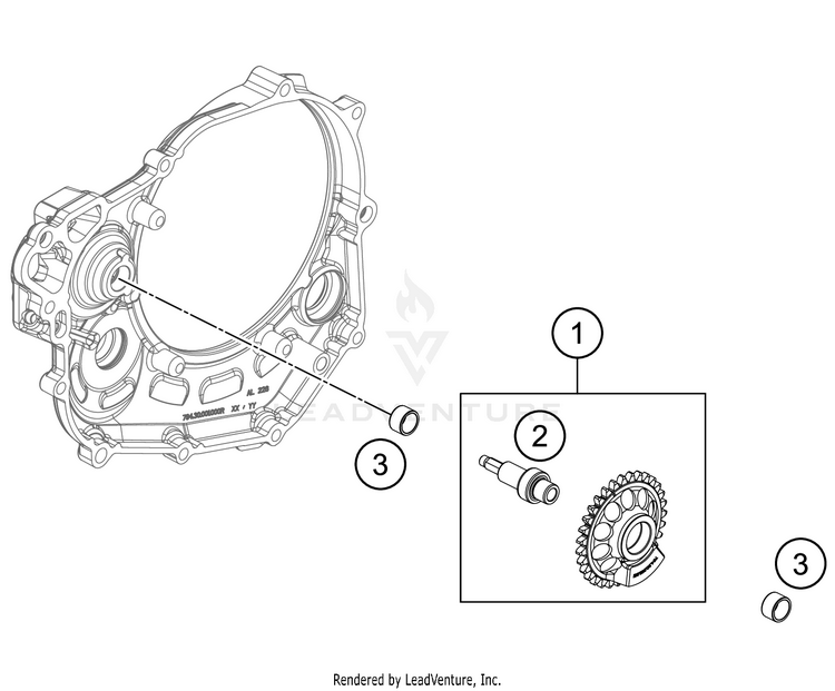 Balancer Shaft FC 450 Engine - 2021 Schematic