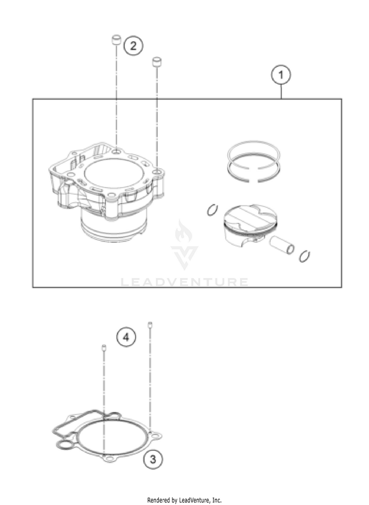 Cylinder FX 350 Engine - 2022 Schematic