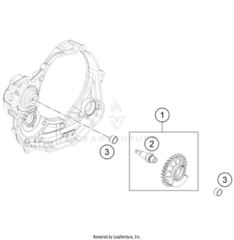 Balancer Shaft FS 450 ENGINE - 2023 Schematic