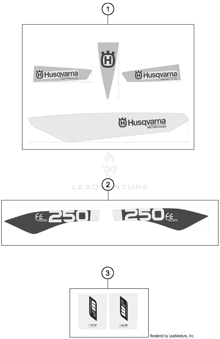 Decal FE 250 CHASSIS - 2015 Schematic