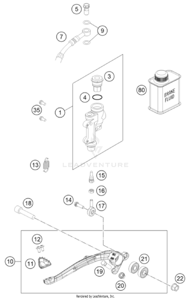 Rear Brake Control Schematic