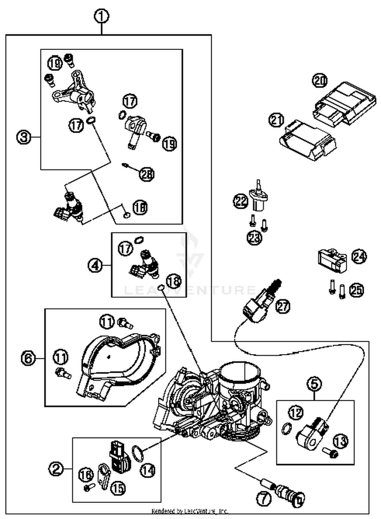 Throttle Body FE 501S ENGINE - 2016 Schematic
