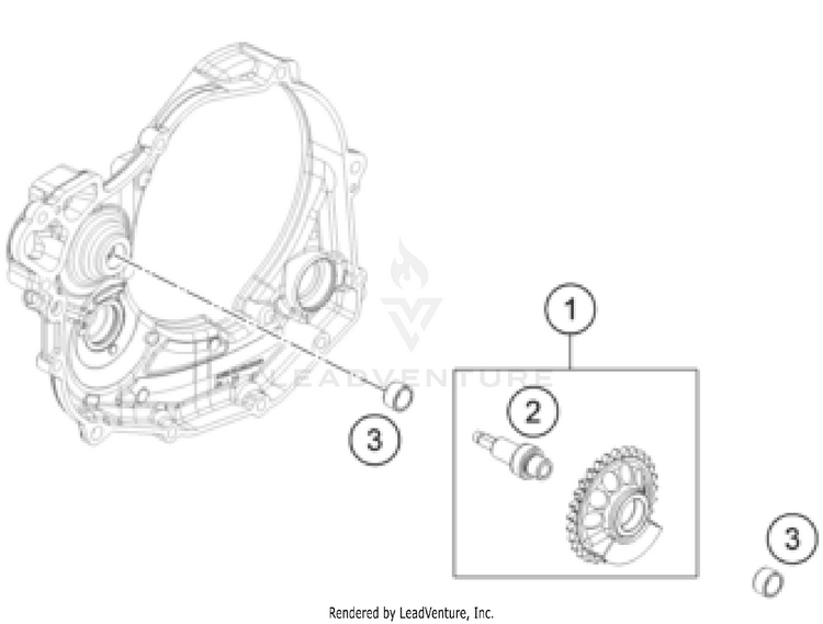 Balancer Shaft FC 450 Rockstar Ed. ENGINE - 2023 Schematic
