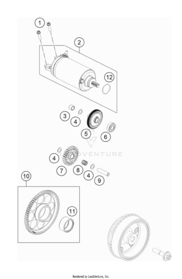 Electric Starter 901 Norden Engine - 2022 Schematic