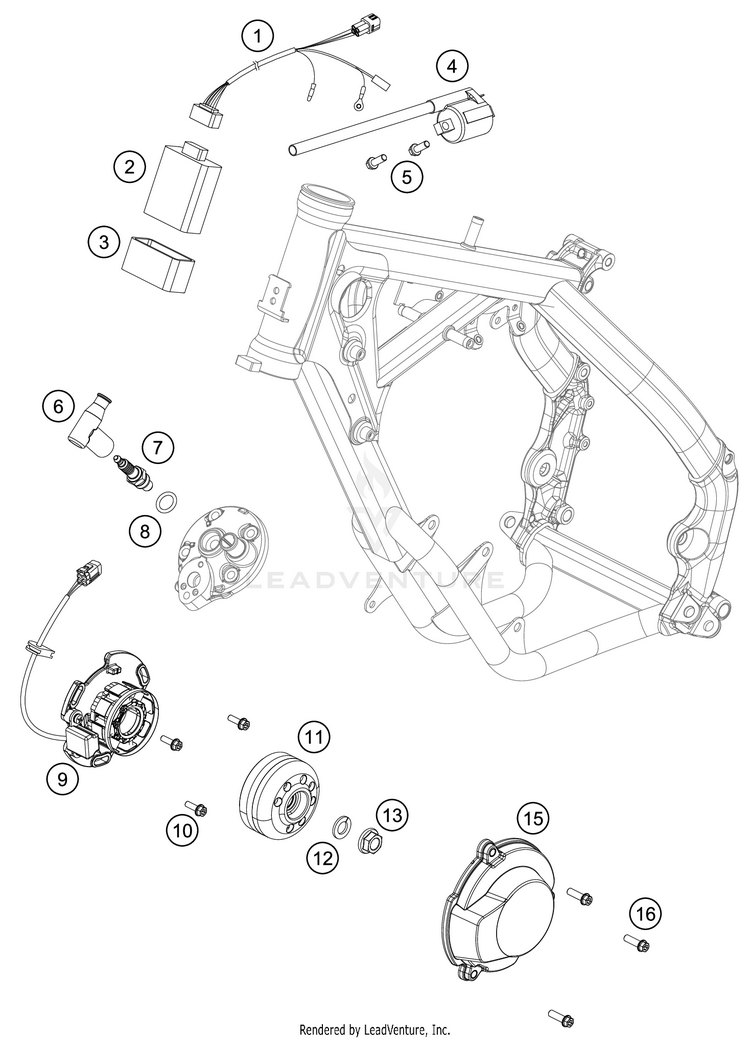 Ignition System TC 65 Engine - 2021 Schematic