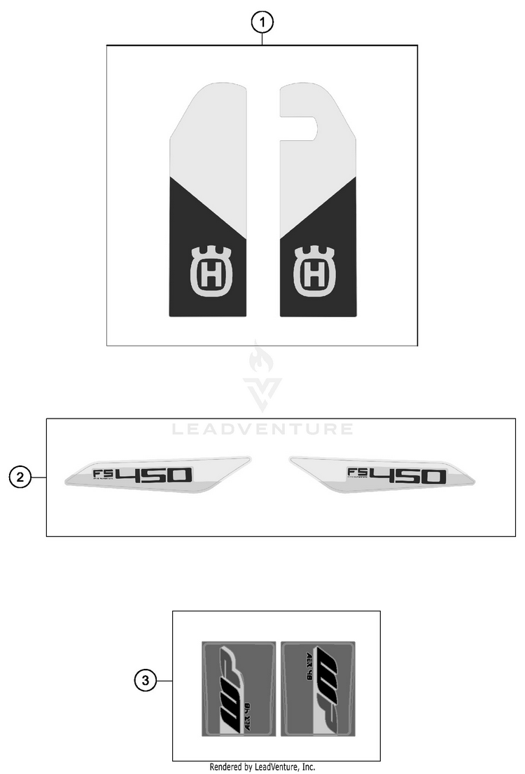 Decal FS 450 CHASSIS - 2018 Schematic