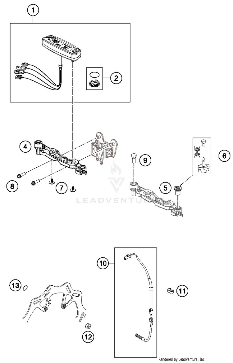 Instruments / Lock System TE 300i CHASSIS - 2019 Schematic