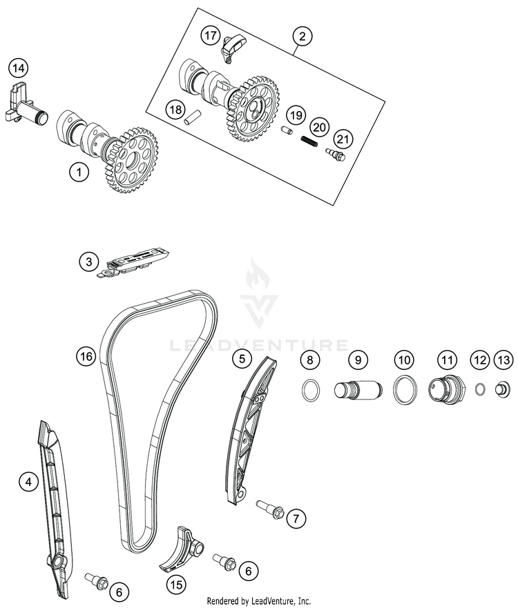 Timing Drive FE 350s ENGINE - 2020 Schematic