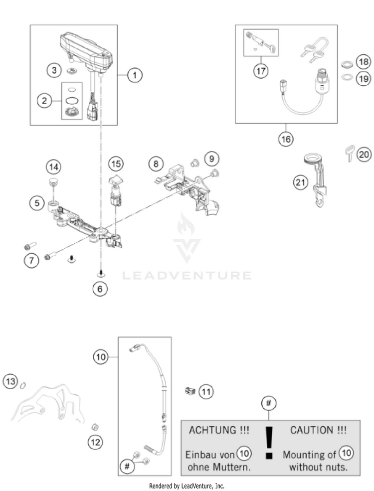 Instruments / Lock System Schematic