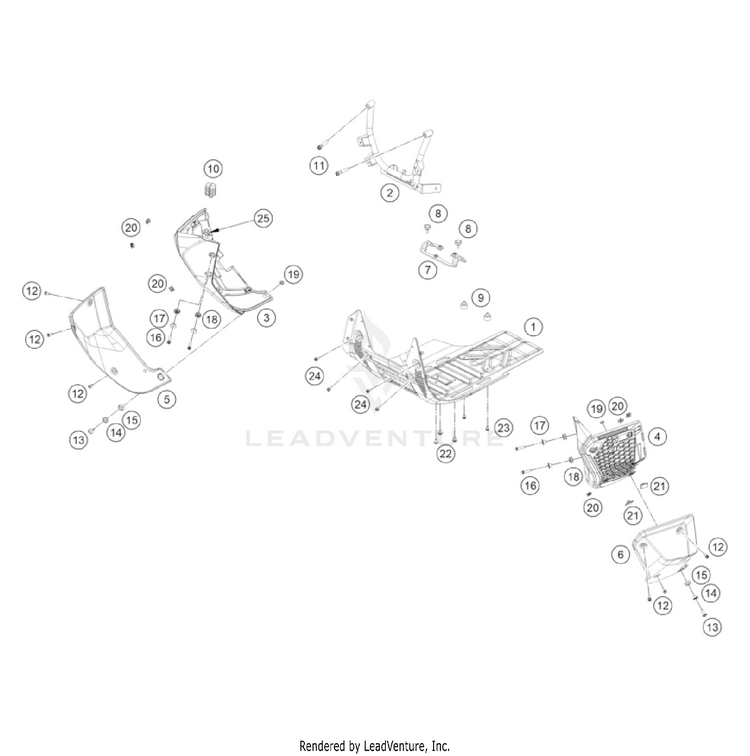 Engine Guard NORDEN 901 US CHASSIS - 2022 Schematic