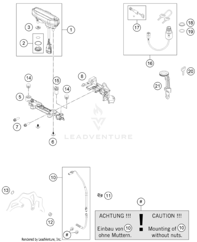 Instruments / Lock System Schematic