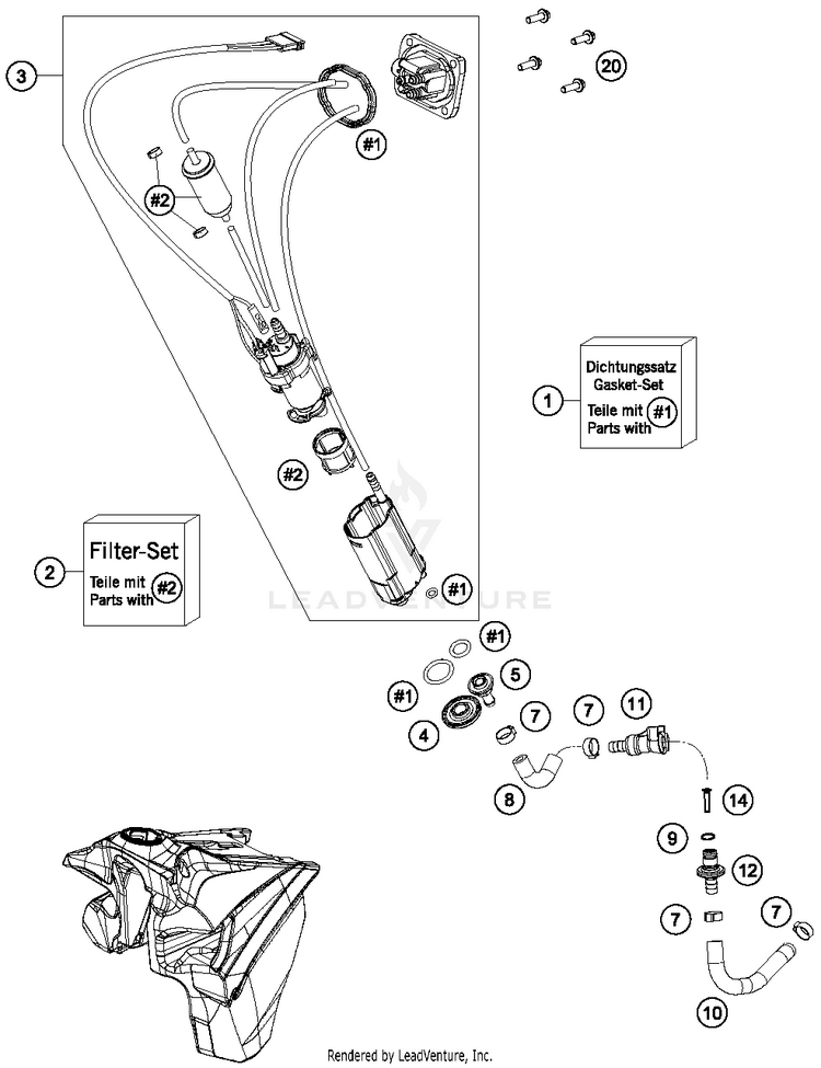 Fuel Pump FE 350 CHASSIS - 2015 Schematic