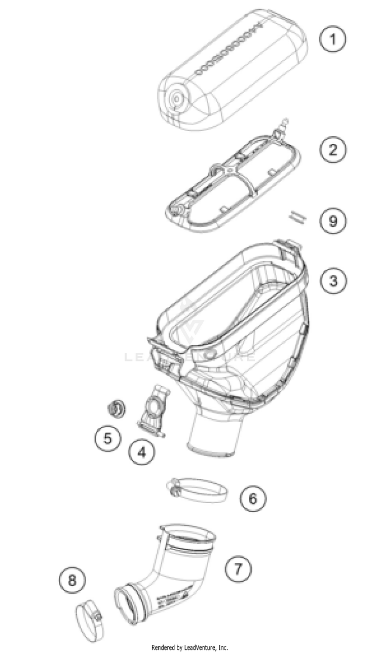 Air Filter TC 50 CHASSIS - 2025 Schematic
