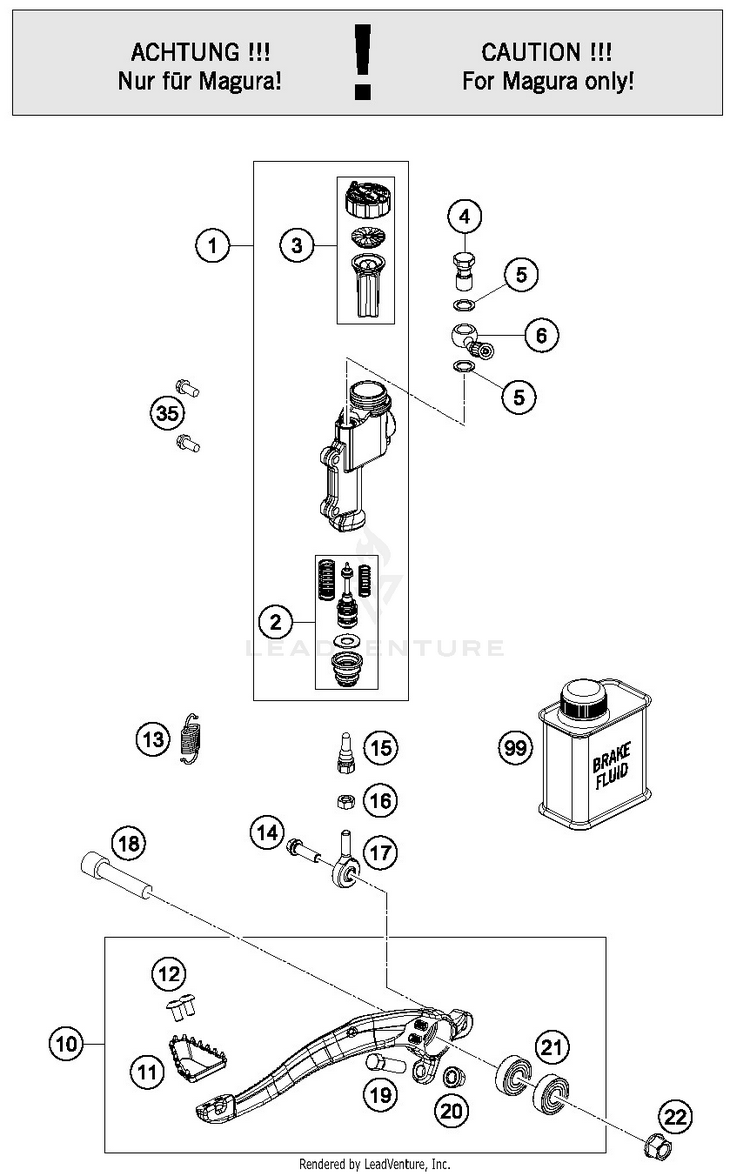 Rear Brake Control TX 300 CHASSIS - 2019 Schematic