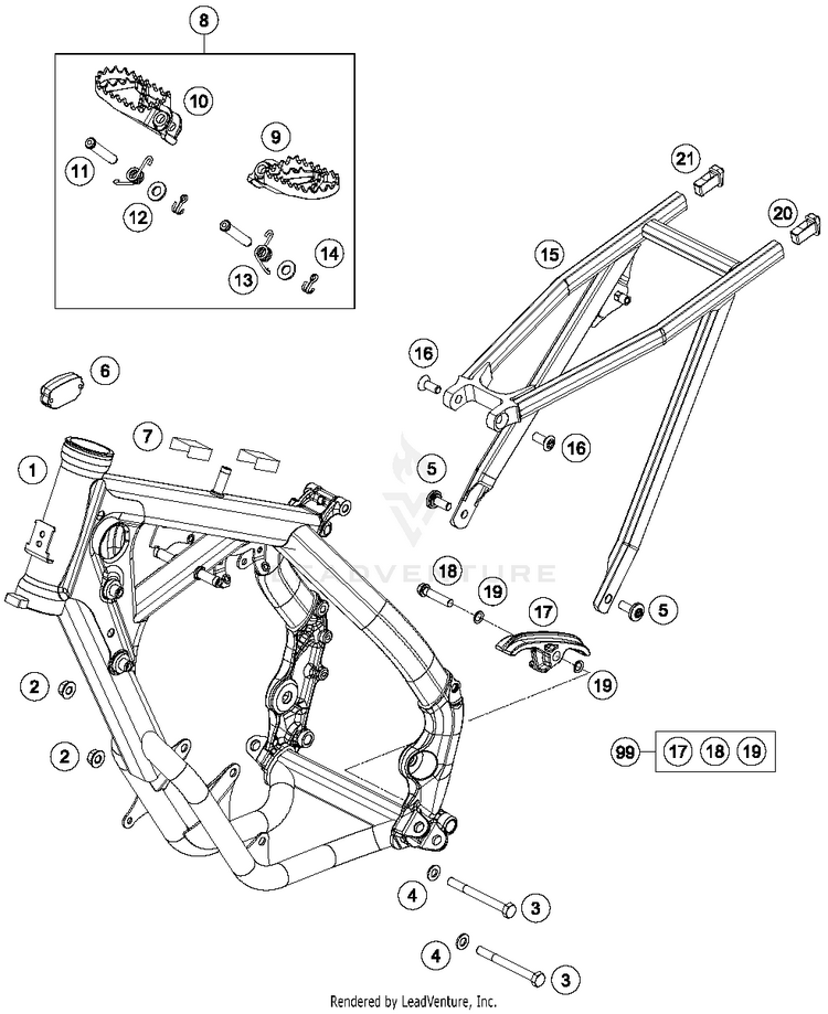 Frame TC 65 CHASSIS - 2018 Schematic