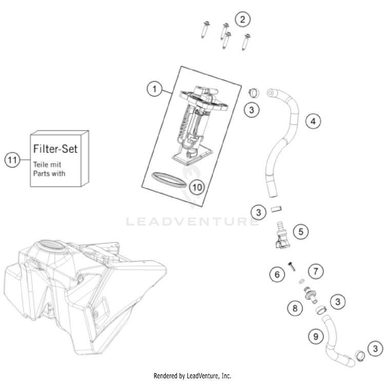 Fuel Pump TX 300 CHASSIS - 2023 Schematic