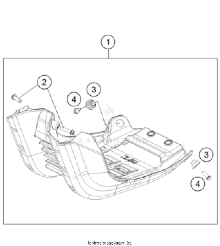 Engine Guard FX 450 CHASSIS - 2024 Schematic