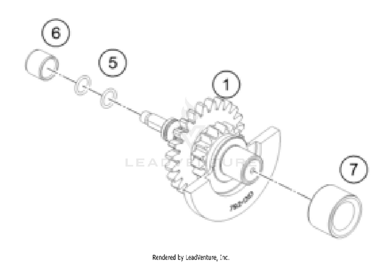 Balancer Shaft FX 350 ENGINE - 2025 Schematic