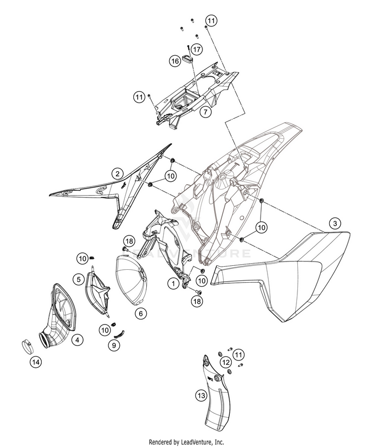 Air Filter TC 85 19 16 CHASSIS - 2018 Schematic