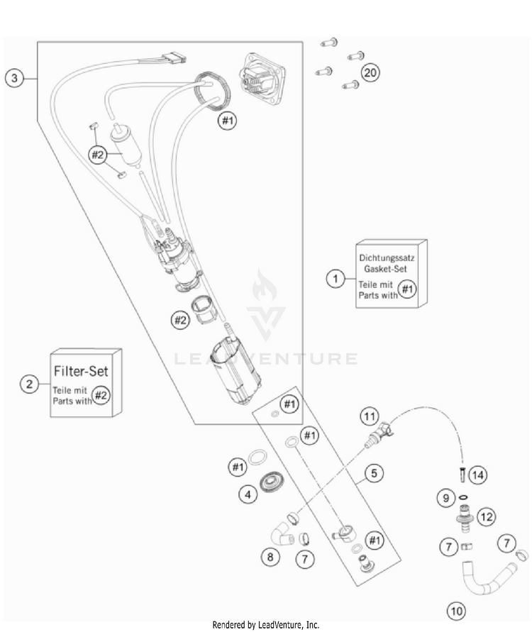 Fuel Pump FX 450 CHASSIS - 2022 Schematic