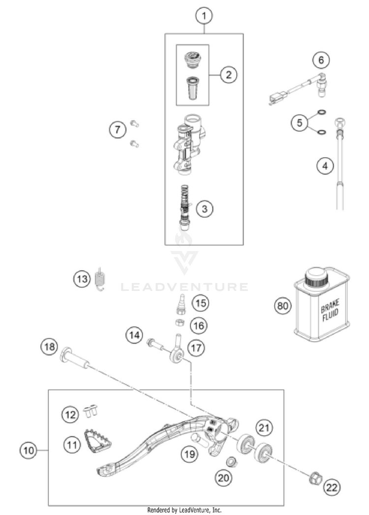Rear Brake Control Schematic