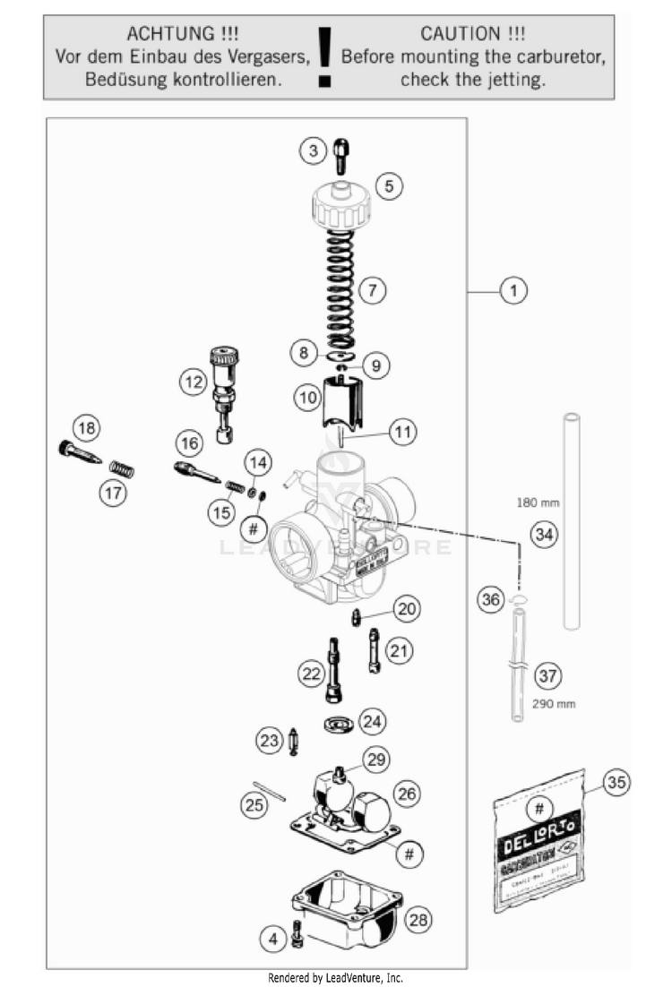 Carburetor TC 50 Engine - 2022 Schematic