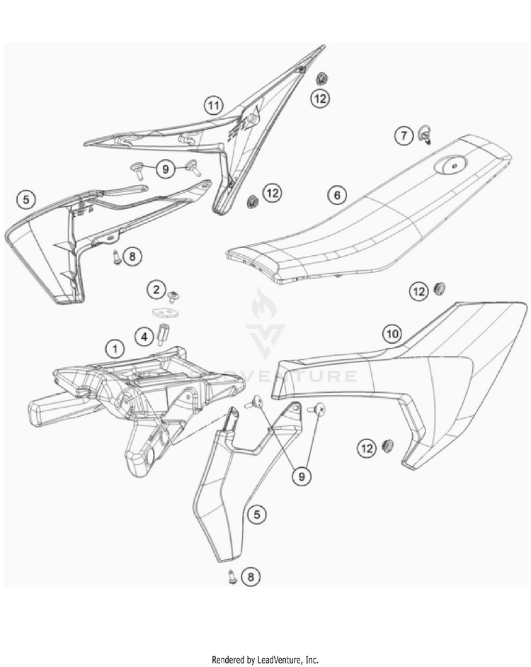 Tank, Seat Schematic