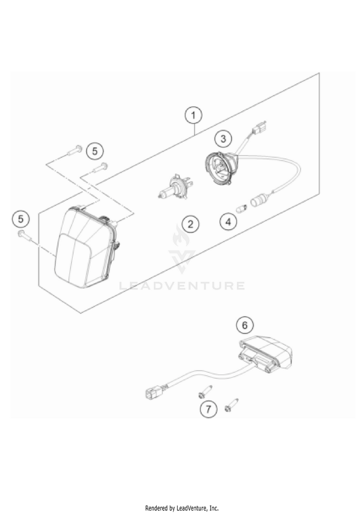 Lighting System FE 501 US CHASSIS - 2022 Schematic