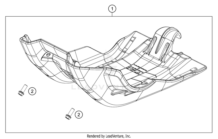 Engine Guard FE 350 CHASSIS - 2021 Schematic