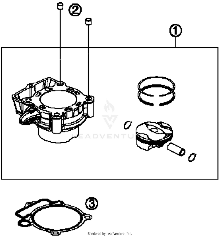 Cylinder FC 250 ENGINE - 2015 Schematic