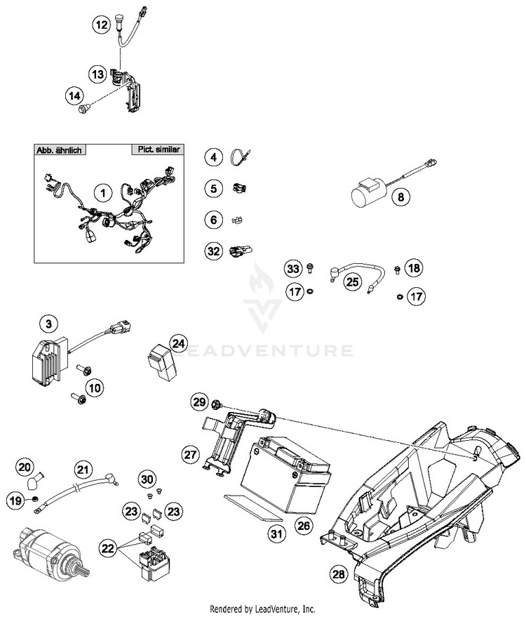 Wiring Harness FS 450 CHASSIS - 2018 Schematic