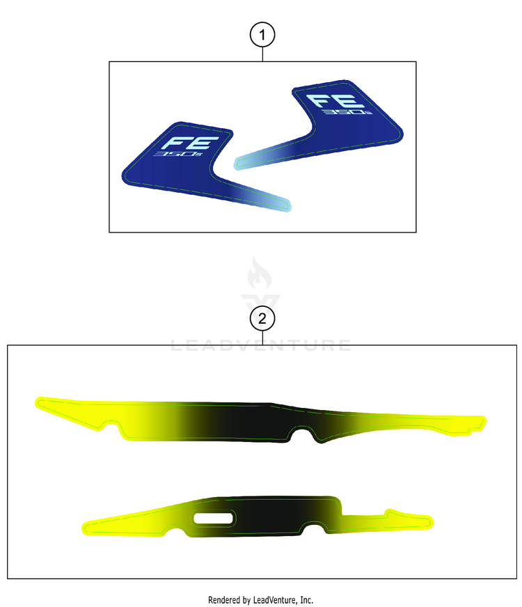 Decal FE 350s CHASSIS - 2020 Schematic