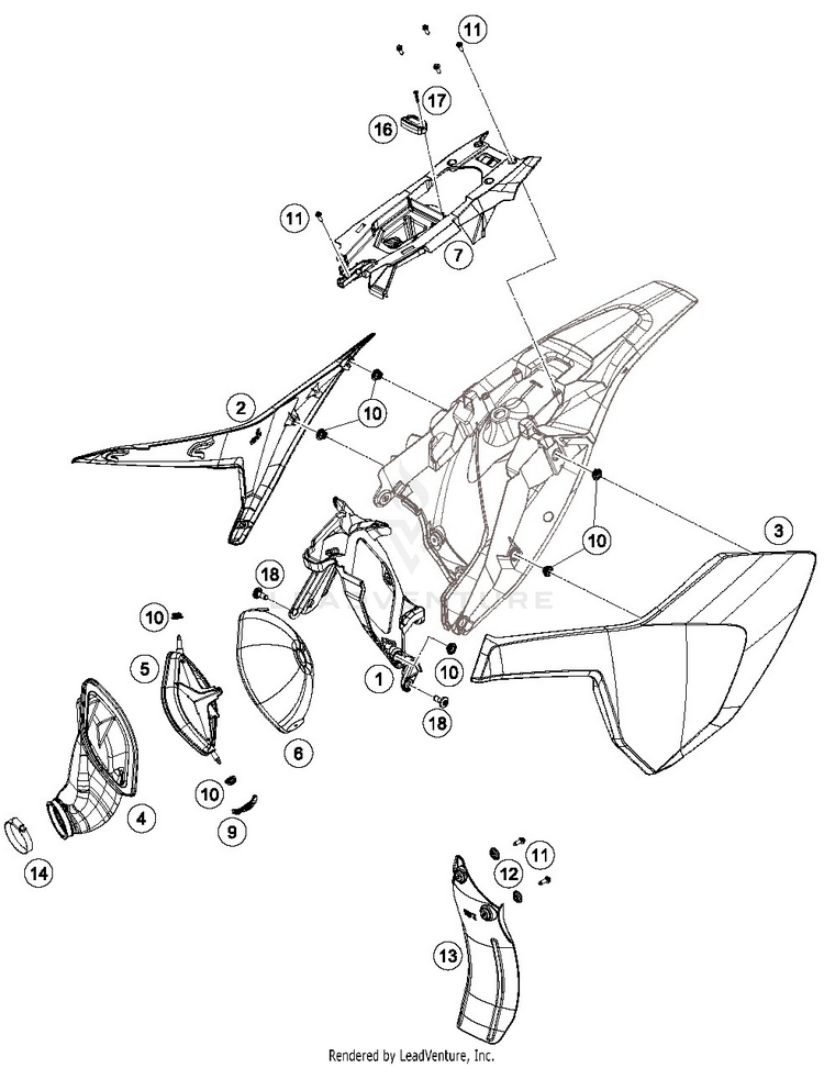 Air Filter TC 85 19 16 CHASSIS - 2019 Schematic