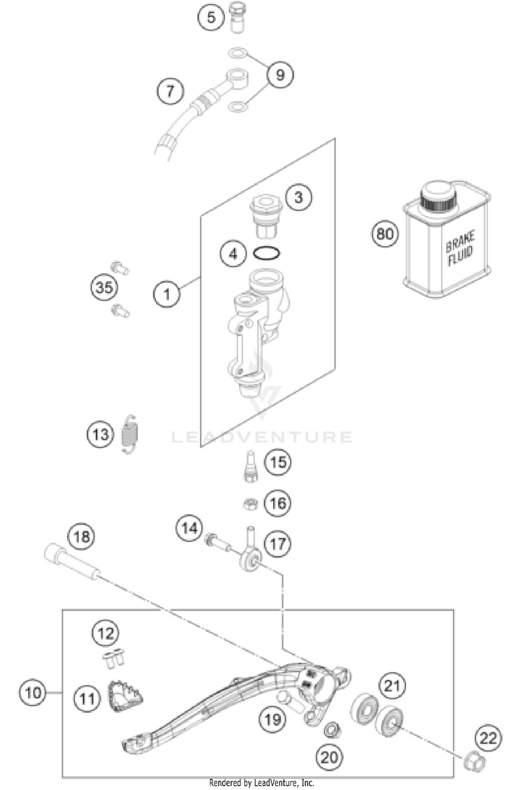 Rear Brake Control Schematic
