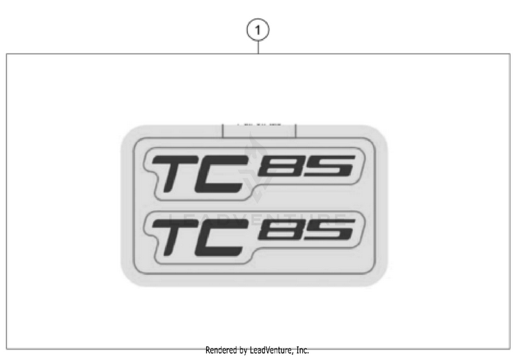 Decal TC 85 17/14 CHASSIS - 2025 Schematic
