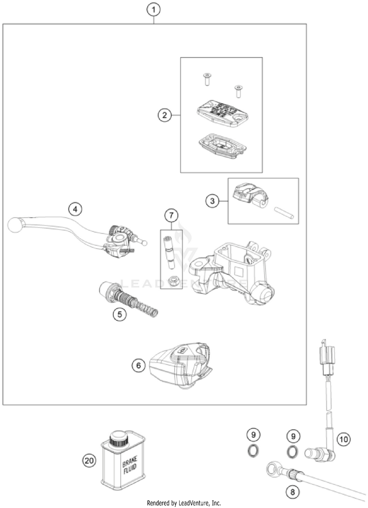 Front Brake Control Schematic