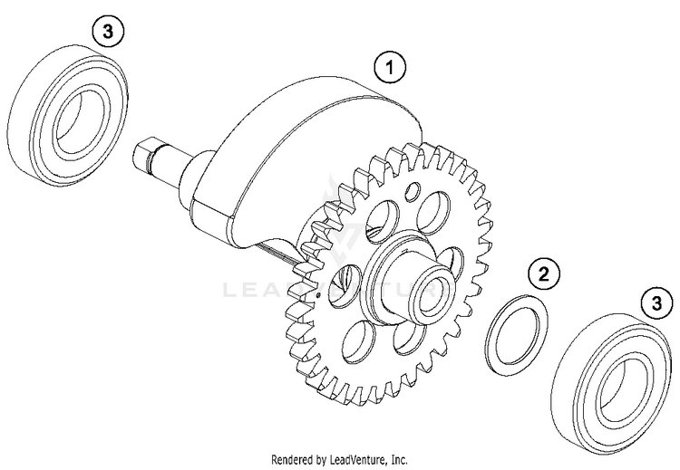 Balancer Shaft 701 SUPERMOTO ENGINE - 2016 Schematic