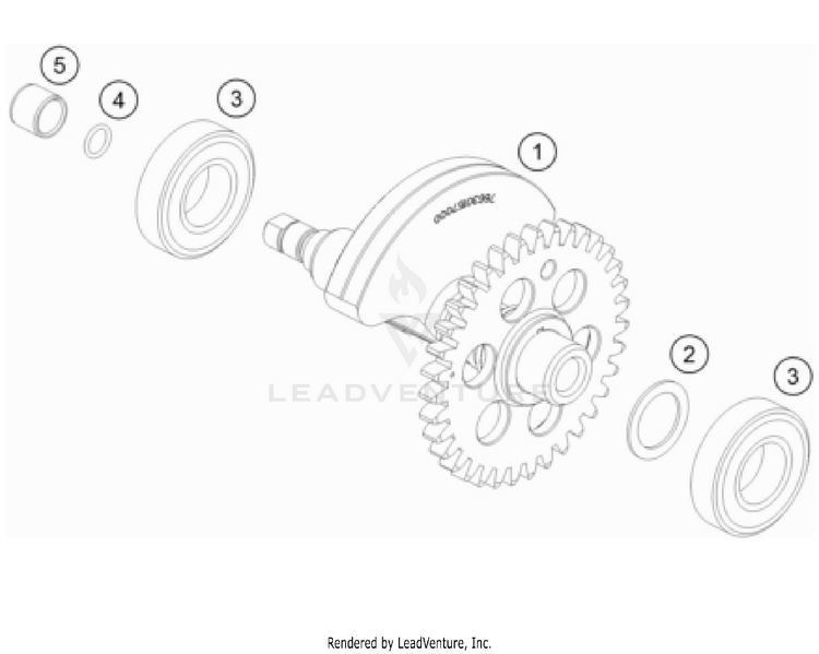 Balancer Shaft 701 FE/FS US ENGINE - 2023 Schematic